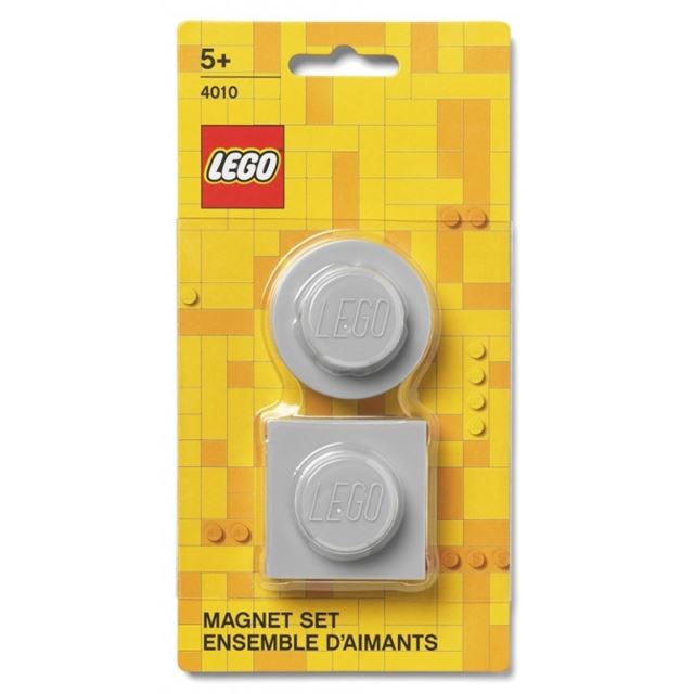 LEGO Iconic magnetky, set 2 ks šedé