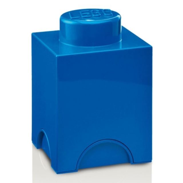 LEGO Úložný box 125x127x181 tmavě modrý