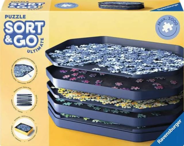 Ravensburger 01674 Sort & Go ULTIMATE, systém na triedenie puzzle