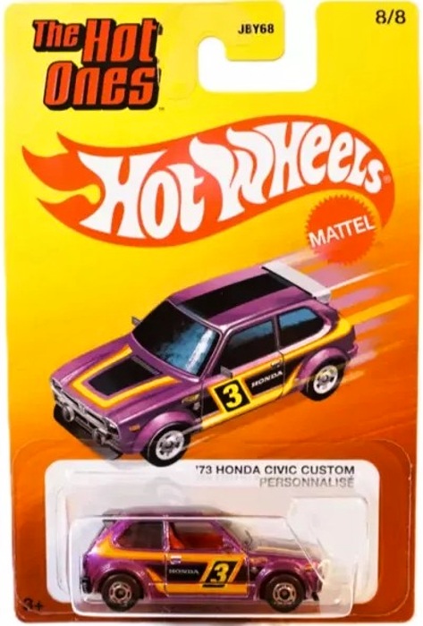 Mattel hw the hot ones ´73 honda civic custom personnalisé 8/8