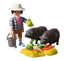 Playmobil 72171 Farmář s vietnamskými prasátky (1)