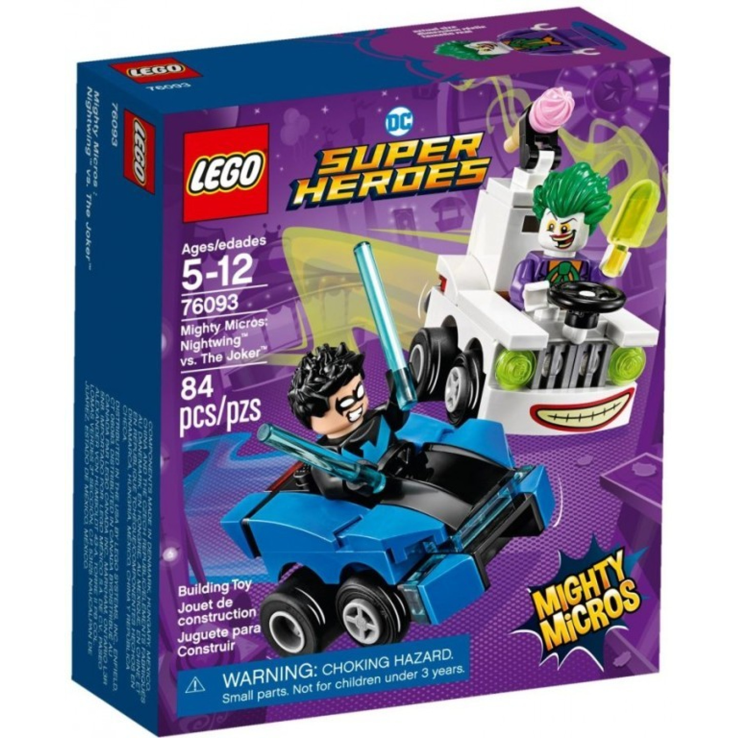 Lego® super heroes 76093 mighty micros: nightwing™ vs. joker™
