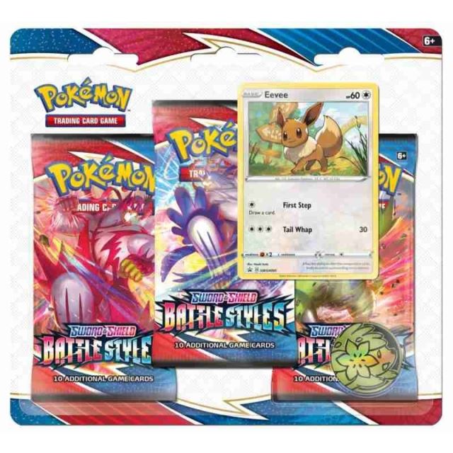 Pokémon TCG: SWSH05 Battle Styles - 3 Blister Booster