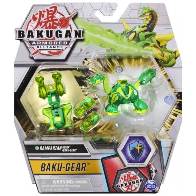 Bakugan Baku-Gear drak s přídavnou výstrojí Ramparian Ultra