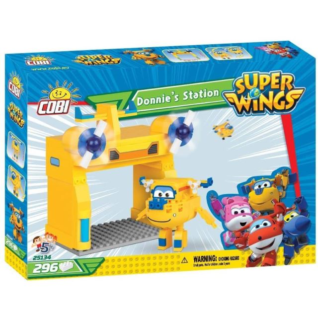 Cobi 25134 SUPER WINGS Donnieho stanice 296 ks