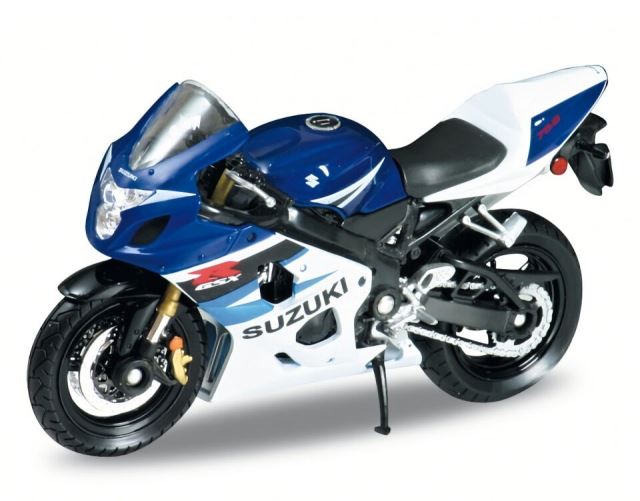 Kovový model motorky Suzuki GSX-R750 1:18