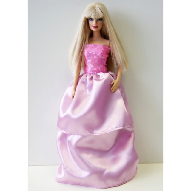 Barbie Glitter růžové společenské šaty