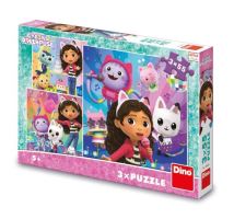 Dino Puzzle GÁBI: OSLAVA 3 x 55 dílků