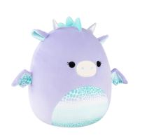 SQUISHMALLOWS Fialový dráčik - Drow, 30 cm (5)