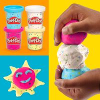 HASBRO Play-Doh 4ks kelímků s konfetami, G1736 (1)