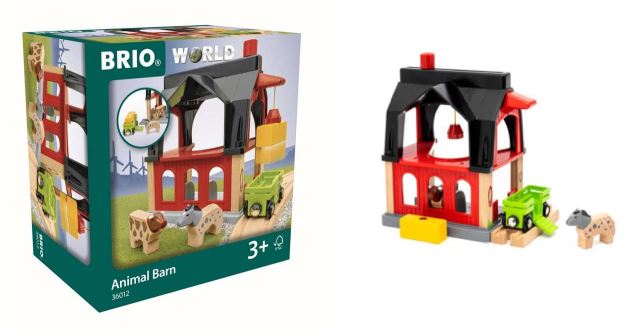 BRIO 36012 Stajňa pre zvieratá