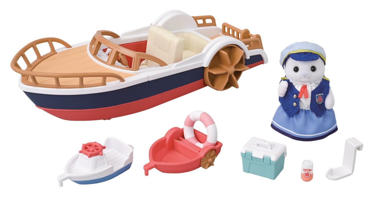 Sylvanian families 5864 výletní loďka námořníka tuleně