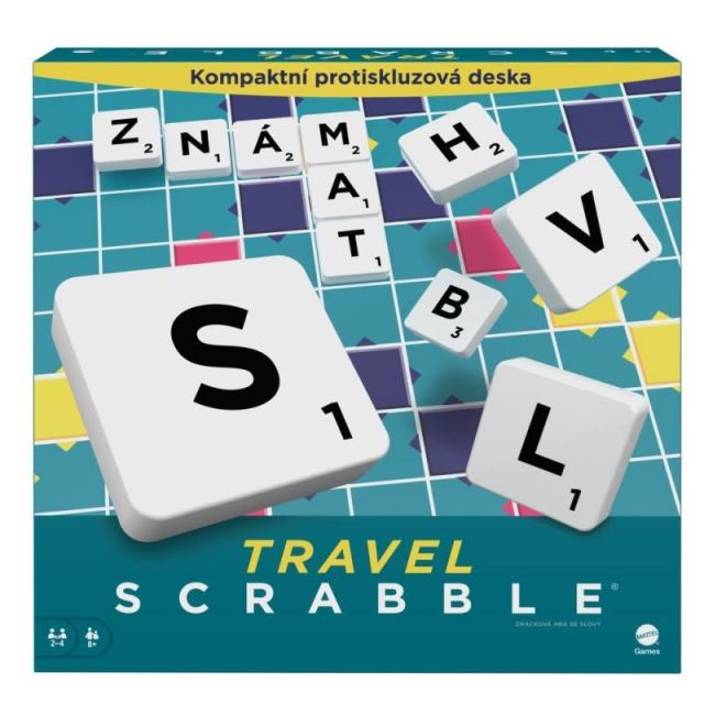 Hra Scrabble cestovná - česká verzia, Mattel HYC80