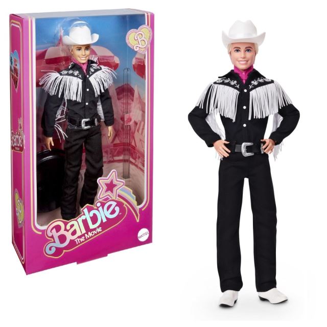 Mattel Barbie® Barbie The Movie Ken vo westernovom filmovom oblečku, HRF30