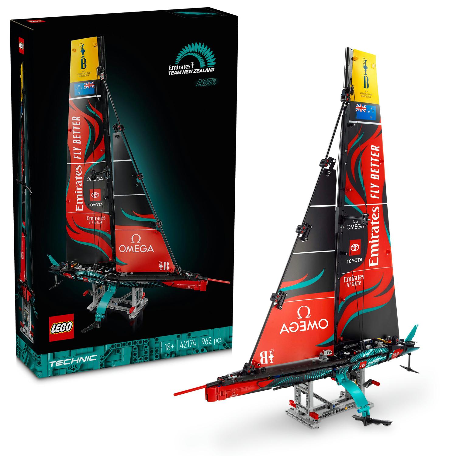 Lego® technic 42174 jachta emirates team new zealand ac75