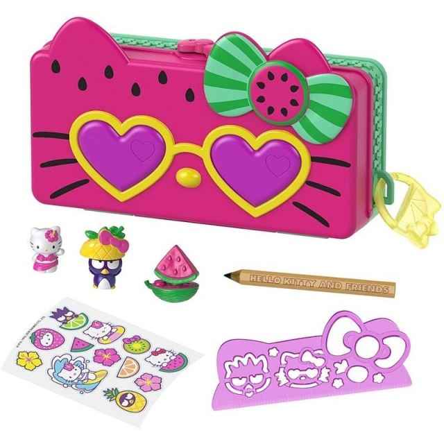 Mattel Hello Kitty Penál hrací set Pláž