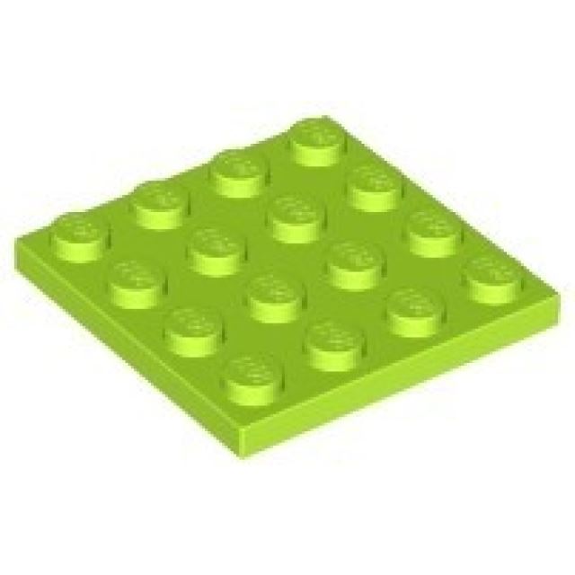 LEGO 3031 Podložka 4x4 Limetkově zelená