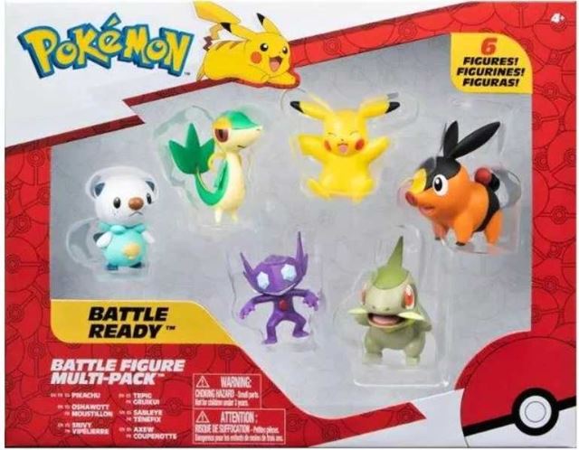 Pokémon figurky Multipack 6-Pack Oshawott
