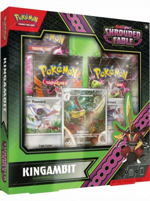 Pokémon TCG: Scarlet & Violet Shrouded Fable - Kingambit Illustration Collection