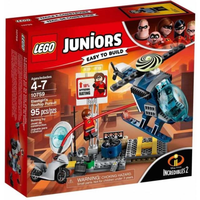 LEGO Juniors 10759 Elastižena: pronásledování na střeše