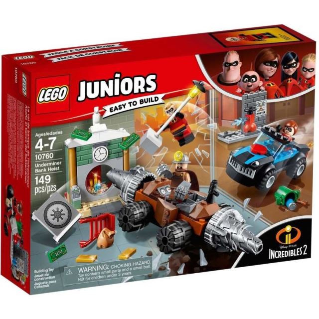 LEGO Juniors 10760 Bankovní loupež Podkopávače