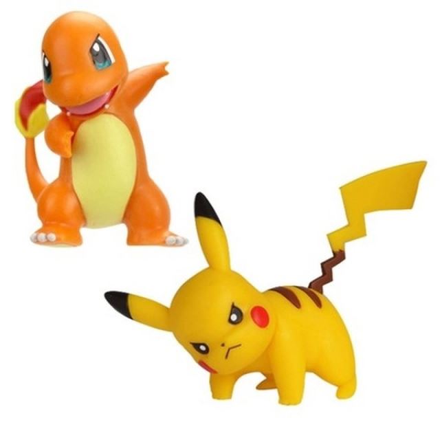 Pokémon Akční bojové figurky Pikachu & Charmander