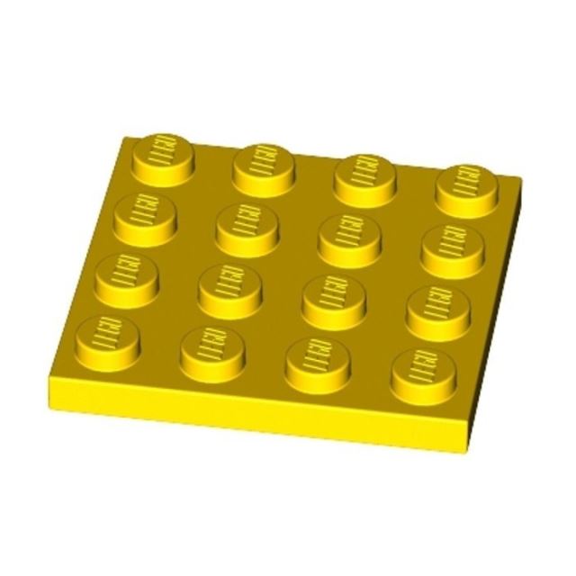LEGO 3031 Podložka 4x4 Žlutá