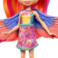 ENCHANTIMALS Sunshine Beach bábika Trippi Toucan a Canopy, Mattel HRX83 (3)