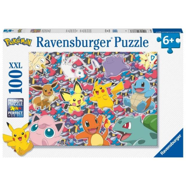 Ravensburger 13338 Pokémoni 100 XXL dielikov