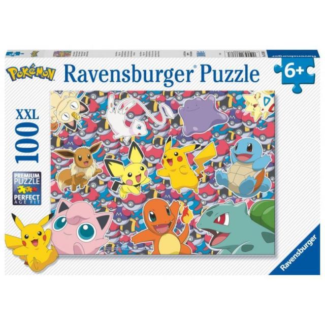 Ravensburger 13338 Puzzle Pokémoni 100 XXL dielikov