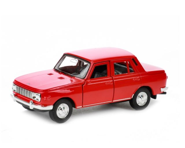 Welly Wartburg 353 kovový červený
