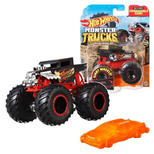 Hot Wheels® Monster Trucks Kaskadérské kousky Bone Shaker, Mattel GWK02