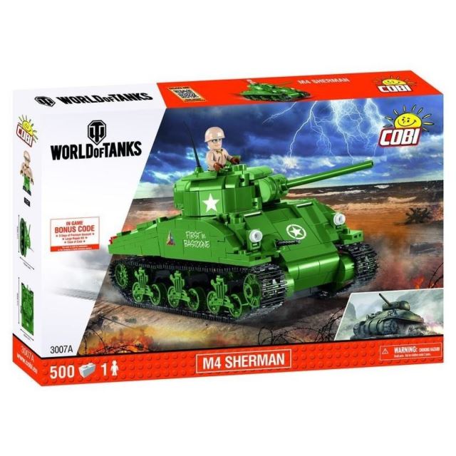 COBI 3007 World of Tanks M4 Sherman
