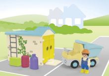 Playmobil 71686 JUNIOR: Vyklápacie auto s garážou (3)