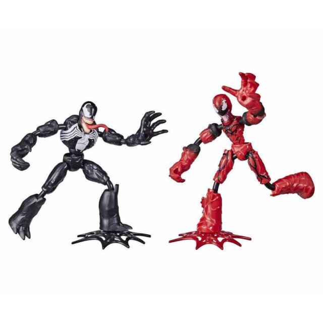 Hasbro Marvel Spider-Man Bend & Flex Venom vs. Carnage, F2692