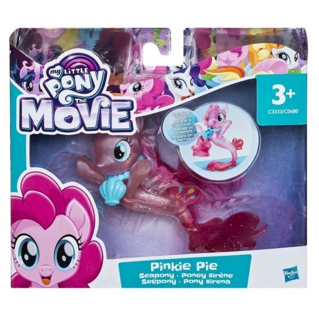 MLP My Little Pony Mořský poník s doplňkem a pohyblivým ocáskem Pinkie Pie