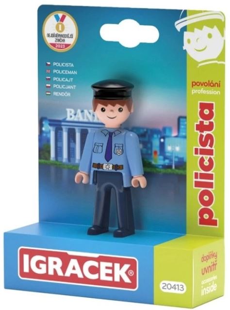 IGRÁČIK Policajt - figúrka s príslušenstvom