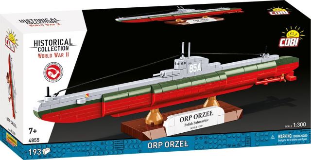 Cobi 4855 II WW Polská ponorka ORP Orzel