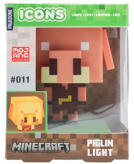 LED Minecraft Icon Light Prasátko