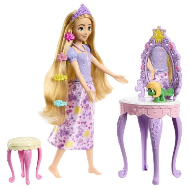 Mattel Disney Princess Locika so štýlovými doplnkami, HLX28