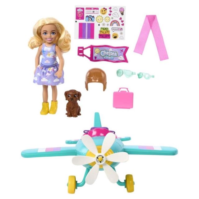 Mattel Barbie Chelsea™ a letadlo, HTK38