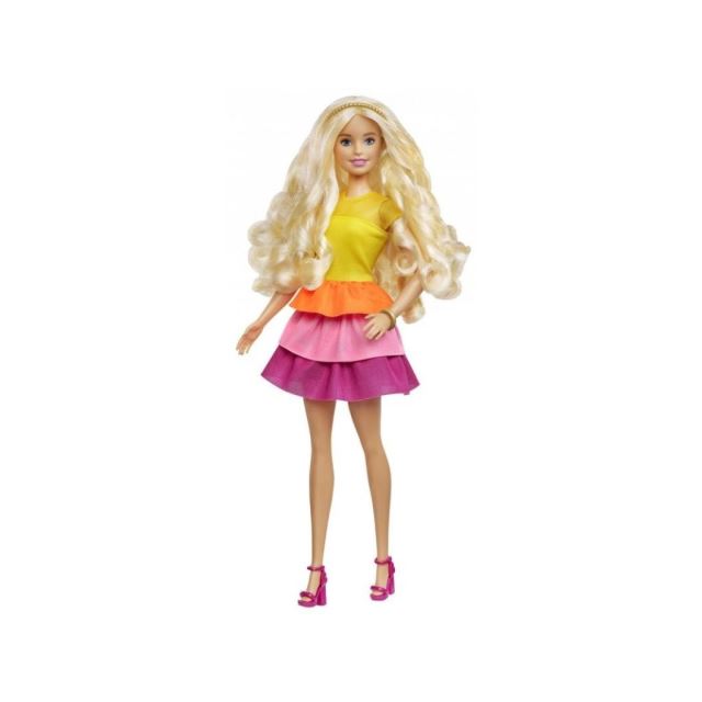 Mattel Barbie vlnité vlasy, GBK24
