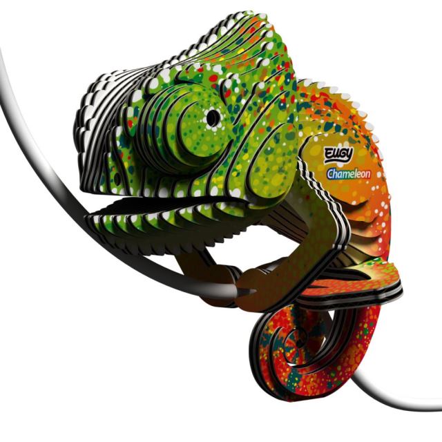 EUGY Chameleon 3D kartónová skladačka
