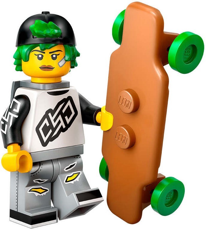 Lego® 71048 minifigurka 27. série longboardistka