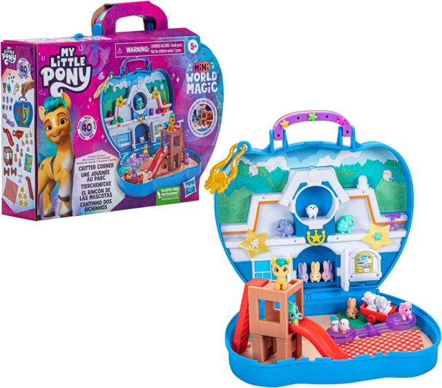 Hasbro MLP My Little Pony Mini World Magic Hřiště pro mazlíčky v kufříku Hitch Trailblazer