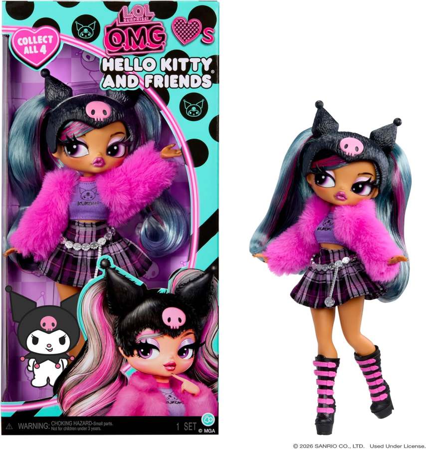 Mga l.o.l. surprise! omg velká ségra jako hello kitty - kuromi