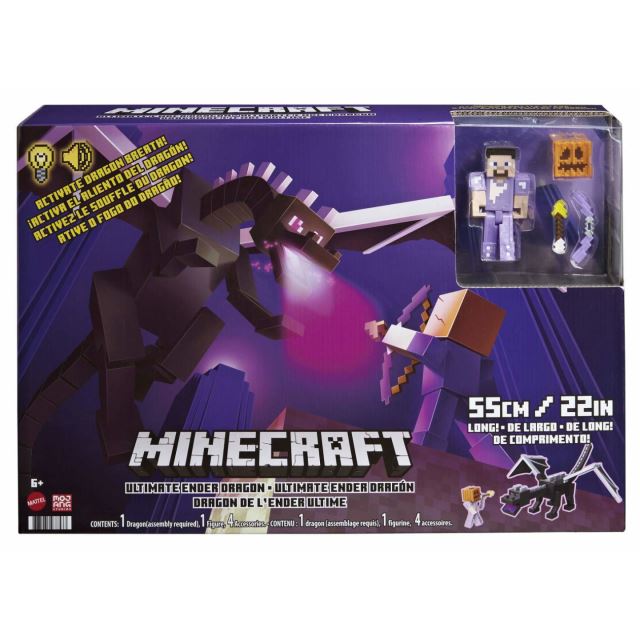 Mattel Minecraft Ultimátny Drak Ender a Steve