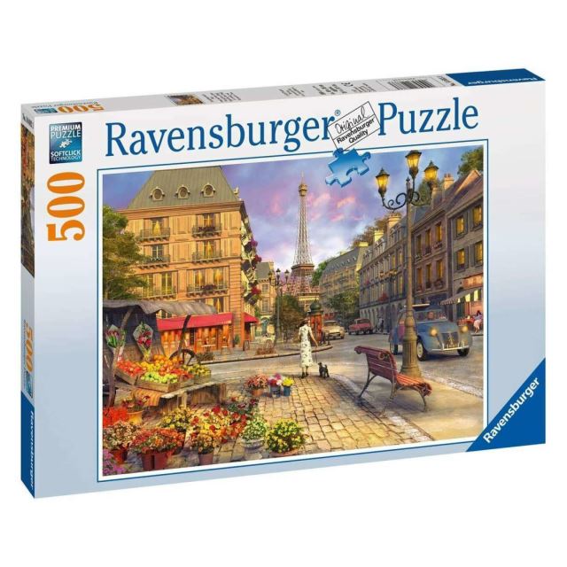 Ravensburger 00198 Puzzle Procházka Paříží 500 dílků