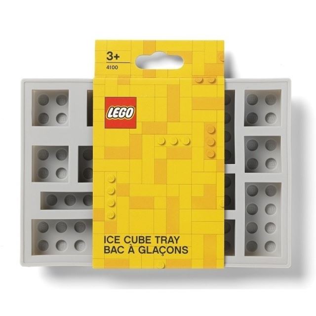 LEGO® Iconic silikonová forma na led šedá