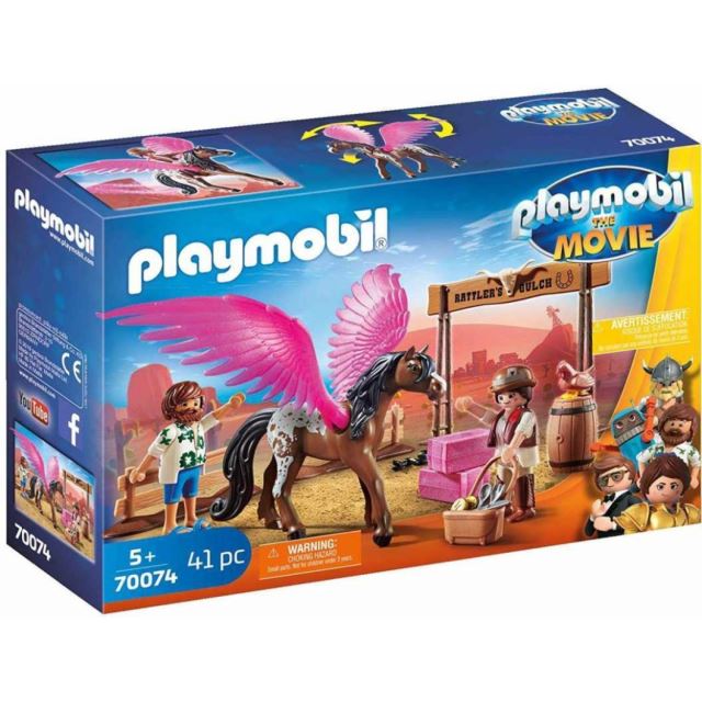 Playmobil 70074 THE MOVIE Marla, Del a kůň s křídly